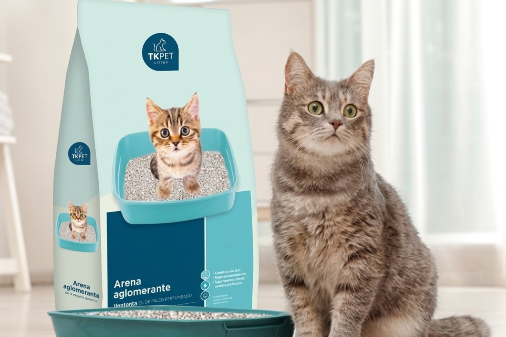 Conoce los tipos de arena para gatos
