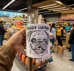 Caricaturas de mascotas en tazas